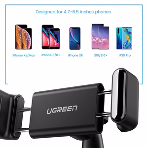 Ugreen LP189 60796 automobilinis telefono laikiklis su prietaisų skydelio sąsaga - juodas