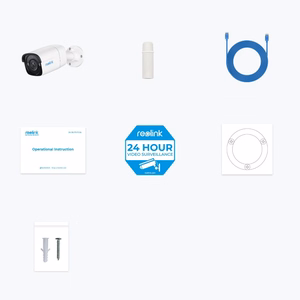 Reolink P320 – lauko PoE IP stebėjimo kamera, 5 MP, žmonių ir transporto priemonių aptikimas, microSD iki 256 GB