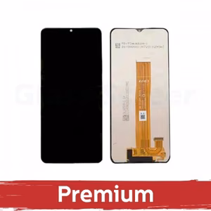 LCD дисплей для Samsung A125 A12 чёрный OEM