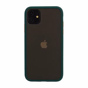 Vennus Color Button Bumper dėklas telefonui Samsung Galaxy A20S žalias