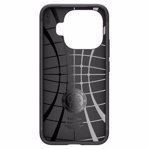 Spigen Rugged Armor dėklas, skirtas Xiaomi 15T Pro, juodas