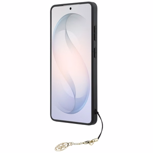 Guess чехол 4G Classic Logo Charm MagSafe для Samsung Galaxy S26 Ultra чёрный