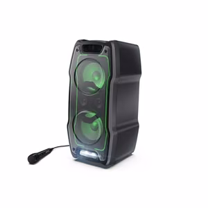 Sharp vakarėlių garso sistema su įmontuota baterija PS-931, 180 W, atspari vandeniui, Bluetooth belaidis ryšys, nešiojama, juoda