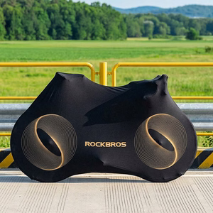 Rockbros D97 elastinis uždangalas 24"-29" elektriniams, gravel ir kalnų dviračiams bei 700C plento dviračiams - juodas