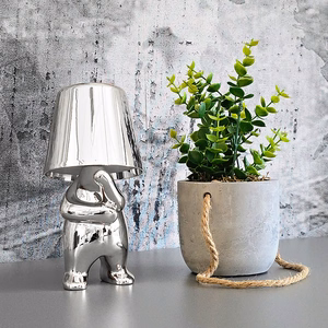 Naktinė lempa Silver Man dizainas G