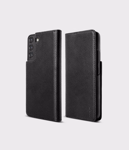 Ringke Folio Signature Flip кожаный чехол для Samsung Galaxy S22+ (S22 Plus) Чёрный