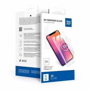 Tempered Glass for Samsung Galaxy A06 (full glue / case friendly) Blue Star 5D black
