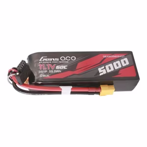 Литий-полимерный аккумулятор Gens ace G-Tech 5000 мА·ч, 11,1 В, 60C, 3S1P с разъемом XT60