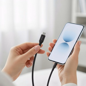 Кабель USB C to USB C Forcell F-Energy QC4.0 PD 5A 100W Silicone 1 m C347 чёрный