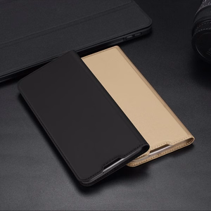 Dux Ducis Skin Pro knygos tipo dėklas Samsung Galaxy A03s auksinis