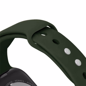 Crong Liquid dirželis, skirtas Apple Watch 38 / 40 / 41 / 42 mm, žalias