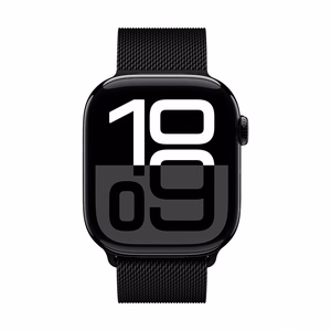 Ремешок Crong Milano Steel из нержавеющей стали для Apple Watch 38 / 40 / 41 / 42 mm, чёрный