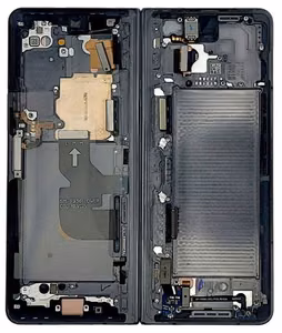 Vidurinis korpusas Samsung F936 Z Fold4 5G Phantom Black originalus (naudotas Grade C)