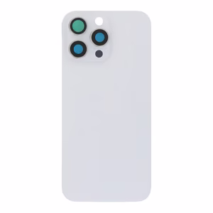 Galinis dangtelis iPhone 16 Pro Max White Titanium (Full Cover / No NFC Flex) OEM