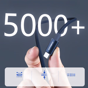 Choetech XCC-1068 PD 60W USB-C — USB-C кабель с дисплеем 1.2 m — синий