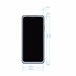 Crong 7D Nano Flexible Glass 9H visą ekraną dengiantis hibridinis apsauginis stiklas, skirtas Xiaomi Redmi Note 10 5G