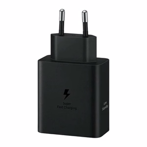 Samsung Power Adapter Duo EP-T5020XBEGEU sieninis įkroviklis 2x USB-C 50W – juodas
