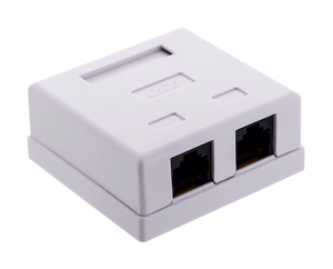 Alantec GN011 tinklo jungiamoji dėžutė Cat6 Balta
