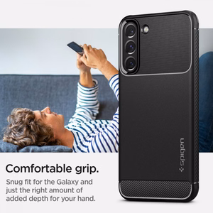 Spigen Rugged Armor чехол для Samsung Galaxy S22 - Матовый Чёрный
