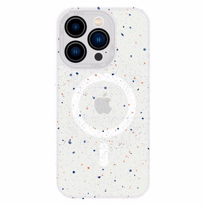 Tel Protect magnetinis Splash matinės tekstūros dėklas Iphone 15 Plus, baltas