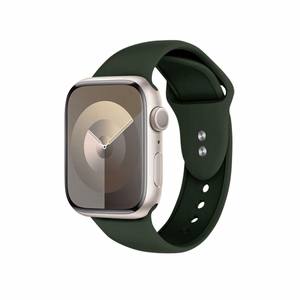 Crong Liquid dirželis, skirtas Apple Watch 38 / 40 / 41 / 42 mm, žalias