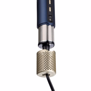 BaByliss AS6550E – 1500 W joninis karšto oro plaukų formavimo šepetys, 3 temperatūros lygiai, mėlynas / aukso spalvos