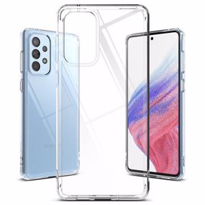 Ringke Fusion TPU dėklas su rėmeliu Samsung Galaxy A73 skaidrus