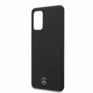 Mercedes Silicone Line dėklas telefonui Samsung Galaxy S20+ - juodas