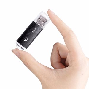 Silicon Power Ultima U02 USB atmintukas 16 GB USB A tipo 2.0 Juoda