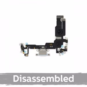 Įkrovimo jungtis suderinama su iPhone 15 Plus su Flex / Juoda / (100% originali / išardyta)