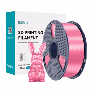 Филамент Sunlu PLA+ Silk, розовый