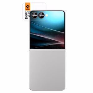 Spigen Optik Pro HD Glas.TR EZ Fit 2 rinkinys Kameros apsauga Samsung Galaxy Z Flip 7 - juodas