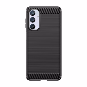 Гибкий чехол с карбоновым узором для Samsung Galaxy M54 Carbon Case - чёрный