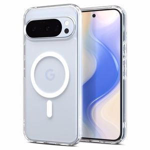 Spigen Ultra Hybrid Mag MagSafe Чехол для Google Pixel 10 / 10 Pro - прозрачный и белый
