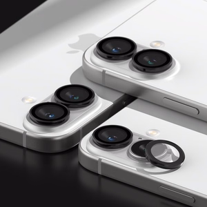 Ringke Camera Frame Protector 2-pack for iPhone 16 / 16 Plus - Black