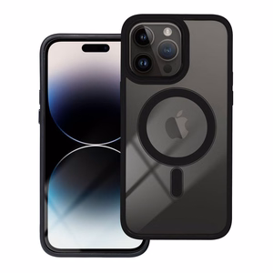 Чехол для iPhone 14 PRO MAX Color Edge Mag Cover совместимый с MagSafe чёрный
