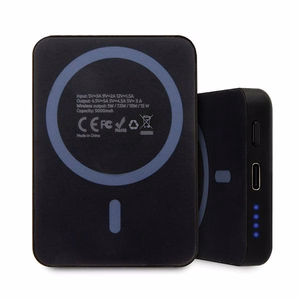 BMW M Collection MagSafe 15W 3000mAh indukcine isorine baterija - Juoda