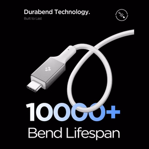 "Spigen Essential EB10015CC USB-C / USB-C 100W 150 cm kabelis - Baltas