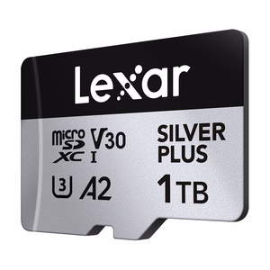 „Lexar High-Performance Silver Plus“ microSDXC atminties kortelė, 1 TB + adapteris