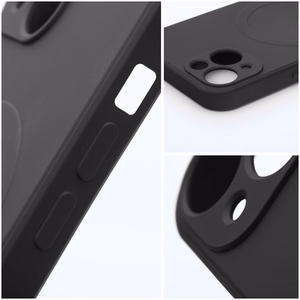Dėklas Silicone Mag Cover (MagSafe) skirtas Samsung A276 A27 5G juodas