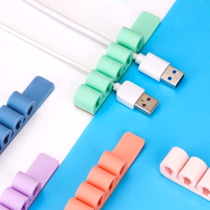 Silicone office organizer - blue