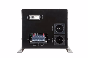 KEMOT PROsinus-2200 wall-mounted backup power supply, pure sine wave inverter with charging function, 12 V/230 V, 2200 VA/1600 W