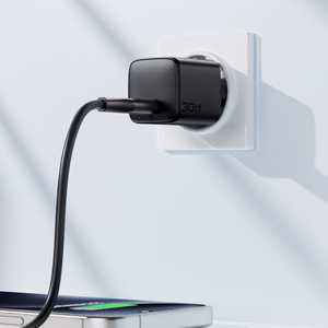 Įkroviklis Acefast A118 30W GaN USB-C juodas