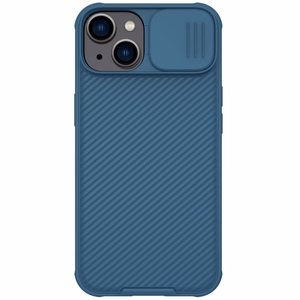 Nillkin CamShield Pro Magnetinis dėklas iPhone 14 Plus dėklas su kameros apsauga mėlynas (su MagSafe)