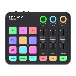 OneOdio Solocaster garso maišytuvas ir garso plokštė