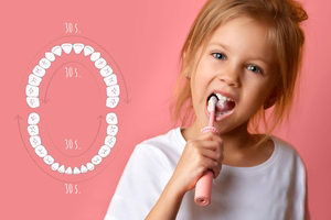 Garsinis dantų šepetėlis Teesa Sonic Junior Girl