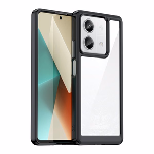 Чехол Outer Space с гелевой рамкой для Xiaomi Redmi Note 13 Pro+ - черный