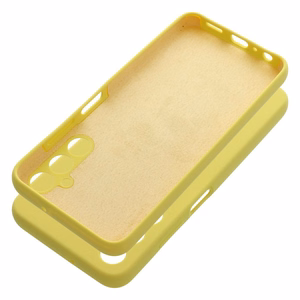 Silikoninis 2mm dėklas telefonui SAMSUNG A05S citrininis