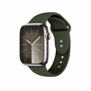Crong Liquid dirželis, skirtas Apple Watch 38 / 40 / 41 / 42 mm, žalias