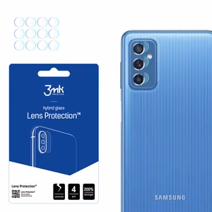 hibridinis stiklas 3MK FLEXIBLE GLASS LENS SAMSUNG GALAXY M52 kamerai 4 vnt..